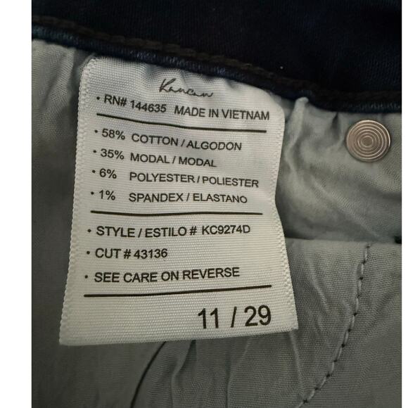 Kancan Jeans High Rise Super Flare Jeans, Dark Wash, Size 11 - Picture 4 of 6